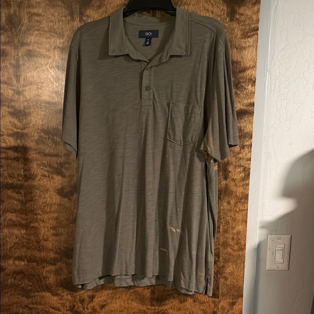 1901 Men's Olive Polo Shirt